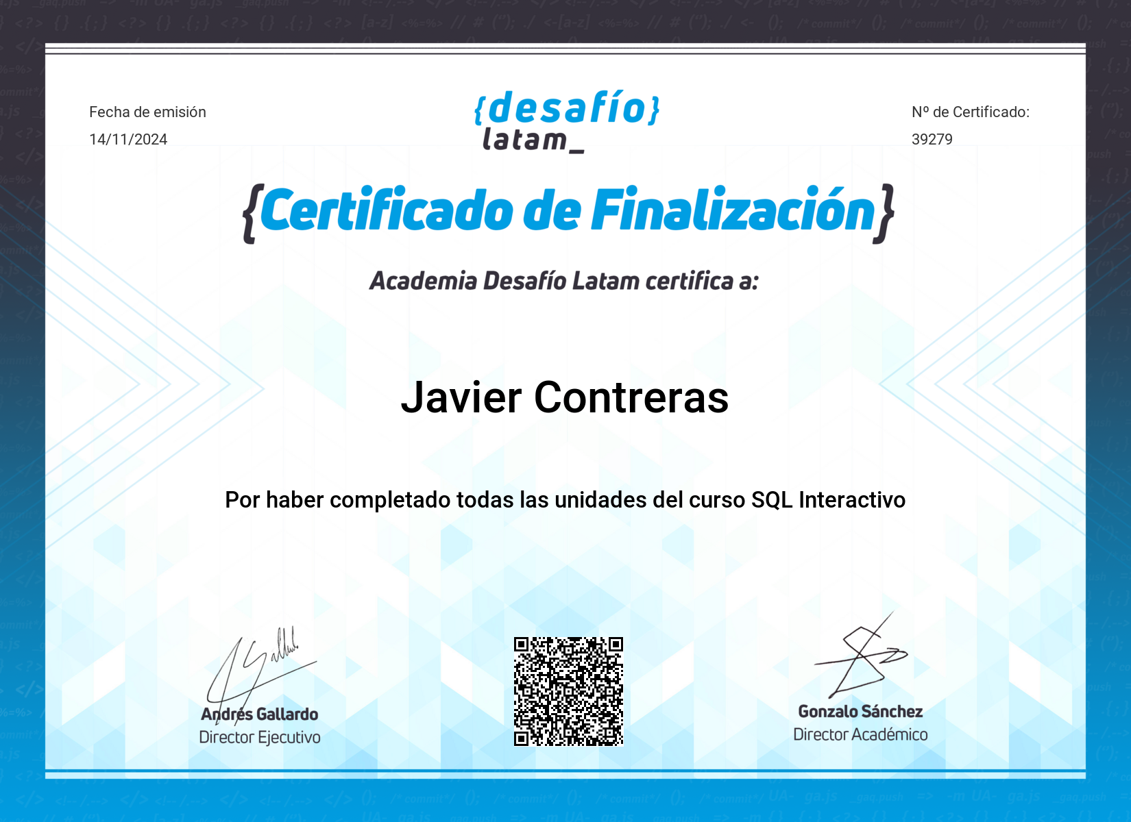 SQL Certificado